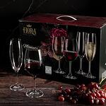 К-т 6 чаши за шампанско 220мл и 6 чаши за червено вино 450мл Фиора Моментс 85030965
