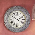 Стенен часовник Детелини в сиво 38см 72025071