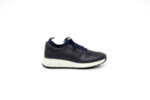 Спортни сини мъжки обувки от естествена кожа 14.91527