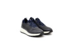 Спортни сини мъжки обувки от естествена кожа 14.91527
