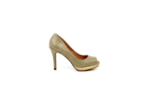 Елегантни златни дамски обувки от еко кожа 47.9881