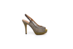 Елегантни сиви дамски сандали от еко кожа на висок ток 47.20712