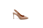 Елегантни златни дамски сандали от текстил на висок ток 47.21387