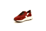 Спортни мъжки обувки от естествена кожа в цвят бордо 11.3458
