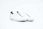 Спортни бели дамски обувки от естествена кожа 06.408