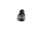 Елегантни черни мъжки обувки от естествена кожа 18.3556