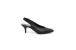 Елегантни черни дамски сандали от естествена кожа на висок ток 29.11600
