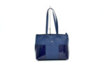 Дамска синя чанта от естествена кожа 16.705