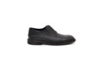 Ежедневни черни мъжки обувки от естествена кожа 11.9114