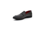 Ежедневни черни мъжки обувки от естествена кожа 11.5298
