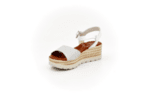 Ежедневни бели дамски сандали от естествена кожа 40.8137