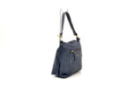 Дамска синя чанта от естествена кожа 16.09