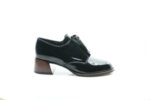 Ежедневни черни дамски обувки от естествен лак на висок ток 29.14900