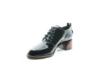 Ежедневни черни дамски обувки от естествен лак на висок ток 29.14901
