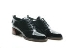 Ежедневни черни дамски обувки от естествен лак на висок ток 29.14901