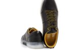Мъжки спортни черни обувки от естествена кожа 57.22601