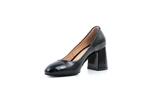 Елегантни черни дамски обувки от лак на висок ток 01.4650