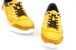 Мъжки спортни жълти обувки от естествена кожа 57.70402