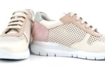 Спортни бежови дамски обувки от естествена кожа 10.31188