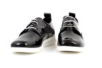 Мъжки спортни черни обувки от естествена кожа 56.2704