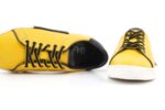 Мъжки спортни жълти обувки от естествена кожа 57.72802