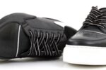 Мъжки спортни черни обувки от естествена кожа 57.19104