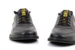 Мъжки спортни черни обувки от естествена кожа 57.925