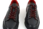 Мъжки спортни черни обувки от естествена кожа 57.72805