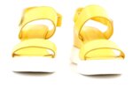 Дамски жълти сандали от естествена кожа 56.2752