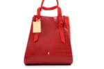 Дамска червена чанта от еко кожа 47.50073