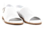 Ежедневни бели дамски сандали от естествена кожа 01.07