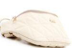 Дамска бежова чанта за кръст от еко кожа 17.229
