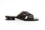 Дамски черни чехли от естествена кожа 29.11809