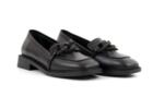 Ежедневни черни дамски обувки от естествена кожа 04.1902