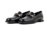Ежедневни черни дамски обувки от естествен лак 06.22129