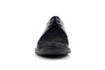 Елегантни сини мъжки обувки от естествен велур и кожа 57.26013
