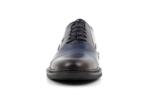 Елегантни сини мъжки обувки от естествена кожа 57.26016