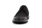 Елегантни черни мъжки обувки от естествен набук 57.26023