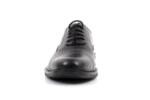 Елегантни черни мъжки обувки от естествена кожа 57.26016