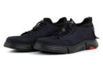 Спортни сини мъжки обувки от естествен набук 57.17515