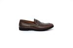Ежедневни кафяви мъжки обувки от естествена кожа 11.5298