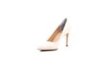 Елегантни розови дамски обувки от естествена кожа на висок ток 01.7788