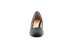 Елегантни черни дамски обувки от естествена кожа на висок ток 01.180