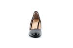 Елегантни черни дамски обувки от естествен лак на висок ток 01.3750