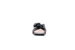 Дамски черни чехли от естествена кожа 04.6165