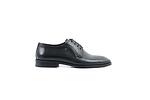 Елегантни черни мъжки обувки от естествена кожа 57.26054