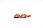 Дамски оранжеви чехли от еко кожа 47.22894