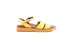 Ежедневни жълти дамски сандали от естествена кожа 19.2824