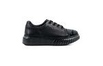 Спортни черни дамски обувки от естествена кожа 57.71605