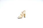 Елегантни златни дамски сандали MENBUR от еко кожа на висок ток 47.22888